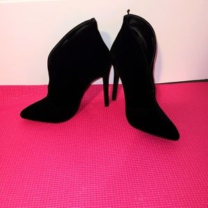 Black ankle boots